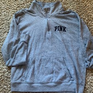 Victoria’s Secret Pink Half Zip Sweatshirt
